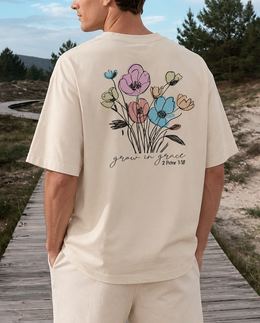 Grow in Grace Oversize Tee
