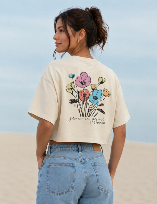 Grow in Grace Women Crop Top