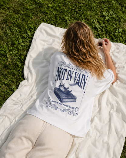 Not in Vain Oversize Tee